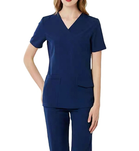 Uniformes Médicos de Alta Calidad para Hospital, Conjuntos de Uniformes de Spandex Unisex con Logotipo y Talla Personalizados, Precio al por Mayor - Product Image 1