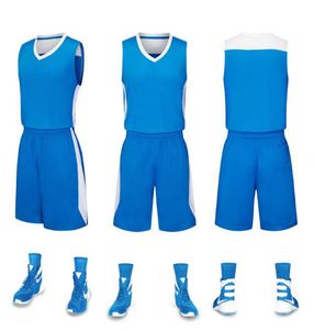 Unisex White Basketball Jersey Set With Black Accents Sleeveless V-Neck Moisture Wicking Polyester Uniform Adult All Seasons - Product Image 2