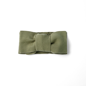 Olive Green Cotton Bowknot Hairband for Kids Eco-Friendly Casual Simple Style Photography <b>Gift</b> Keep Warm 110 cm - Product Image 6