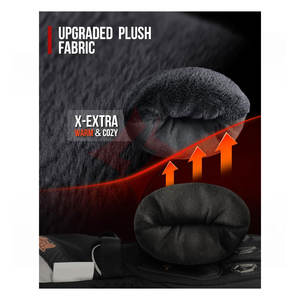 Guantes de Motocicleta para Hombre, Nivel CE 1, Protección KP, Pantalla Táctil, Resistentes al Viento, Impermeables, Cálidos, con Carcasa de Fibra de Carbono - Product Image 2