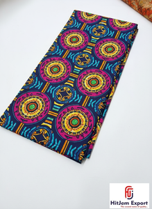 Tissu Ankara en Coton Pur Imprimé Wax Africain de Qualité Supérieure pour Robes et Vêtements Traditionnels – Fournisseur Mondial Botswana - Product Image 3