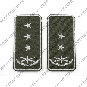 High Quality For Albania Uniform Epaulets Shoulder Board Rank Badge Insignia Customized Shoulder Badge - Product Image 5