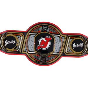 Ceinture de champion des Devils du <span class=keywords><strong>New</strong></span> <span class=keywords><strong>Jersey</strong></span>, édition limitée, ceinture hommage à la LNH, souvenir sportif de haute qualité, cadeau pour collectionneur - Product Image 2