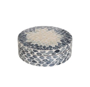 Tarros de Nácar, Caja de Nácar, Exquisito Organizador Hecho a Mano con Mosaico de Conchas Marinas, Contenedor para Colección de Regalos Premium y Artesanías - Product Image 1