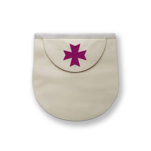 Tablier de Maître Maçon Personnalisé avec Nom, Style Antique, Tablier Maçonnique Brodé Bleu et Argent, Tablier de Loge - Product Image 6