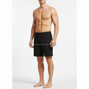Shorts en molleton français personnalisés avec logo, pour hommes, unis, vierges, pour la gym, de haute qualité, 100 % coton, fabricant, vente en gros - Product Image 6
