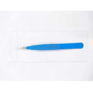 Pince à épiler pour artistes en extensions de cils, pointes antidérapantes, en acier inoxydable de qualité A+, avec grip en fibre, antistatique, durable, SHEARS BEAUTY - Product Image 6