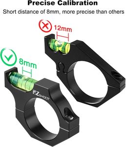 Kit de niveau à bulle EZshoot 30 mm, outil de nivellement de précision et d'alignement anti-inclinaison - Product Image 3