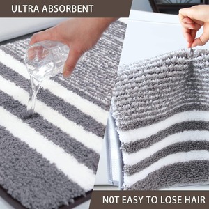 <b>Absorbent</b> Quick-drying <b>Bath</b> <b>Mat</b> Non-slip Customized Logo Rectangle <b>Bath</b> <b>Mat</b> - Product Image 3