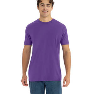 Camiseta Next Level N3600 Azul Cielo, Color Sólido, Corte Regular, Ligera, de Alta Calidad, con Logotipo Personalizado, Unisex, Corte Regular, Informal - Product Image 1