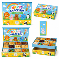Boîte cadeau magnétique en carton rigide personnalisée, multi-compartiments, impression couleur intégrale, OEM