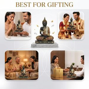 Wholesale Premium Resin Handmade <b>Religious</b> Meditating Buddha <b>Statue</b> Stick Incense White Buddha Home Decor Tabletop Showpiece - Product Image 4