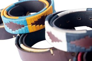 Cinturón de Vestir Estilo Occidental para Hombre de Alta Calidad, Cuero Genuino de Vaca y Lana de Yak con Hebilla de Cuero con Diseño de Polo, Logotipo Personalizado, Estilo Casual - Product Image 2