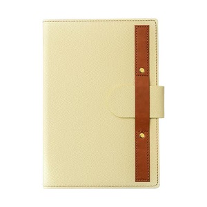 A5 Office Enterprise Leather <b>Notebook</b> with Thermal Binding Loose-Leaf Thick Hardcover Student Notes and Business Gift - Product Image 1