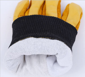 Guantes de Protección para Trabajo de la Mejor Calidad, Guantes de Bombero de Cuero Recién Llegados, Servicio OEM, Guantes de Bombero - Product Image 6