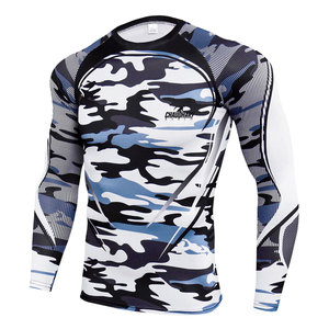 เสื้อแรชการ์ดแขนยาวดีไซน์ใหม่สำหรับผู้ชาย ขายออนไลน์ รับผลิตแบบ OEM เสื้อผ้าออกกำลังกายสำหรับผู้ชาย - Product Image 1