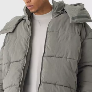 Chaqueta Acolchada Personalizada para Hombre, Parka Gruesa con Relleno, Abrigo de Invierno, Cómodo y Duradero para Viajar - Product Image 3