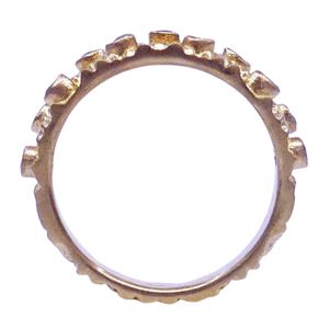 Wedding Wear 925 Sterling <b>Silver</b> Gold Plated Jewelry <b>Emerald</b> Gemstone Women Wear Classic Couple <b>Ring</b> - Product Image 3