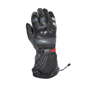 Gants de cyclisme en cuir à doigts entiers, imperméables, isolés thermiquement, antidérapants, avec sangle de poignet réglable, pour hommes, pour la conduite hivernale - Product Image 2