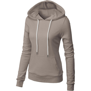 Sudaderas con Capucha para Mujer, Sudaderas Casuales de Algodón de Estilo Nuevo, Sudaderas Deportivas Lisas y Transpirables para Mujer, Sudaderas con Capucha OEM - Product Image 1