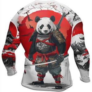Wholesale <b>for</b> man's Custom Design Sublimated <b>Men</b> Bjj Mma <b>Compression</b> Rashguard Nogi Bjj Rash Guard Grappling - Product Image 2