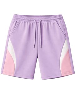 Pantalones Cortos Deportivos de Jersey para Hombre, Color Rosa Lavanda, Casuales, de Verano, de Algodón y Poliéster, con Cordón y Cintura Elástica, para Gimnasio, Proveedor - Product Image 1