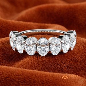 <b>Silver</b> Marquise Cut Moissanite <b>Ring</b> Luxury Womens Wedding Jewelry Fashion <b>Ring</b> NYC Style Elegant Gift - Product Image 4