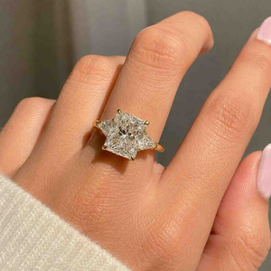 Anillo Elegante de Acero Inoxidable Chapado en Oro para Mujer y Hombre, Joyería Minimalista de Moda al por Mayor - Product Image 3