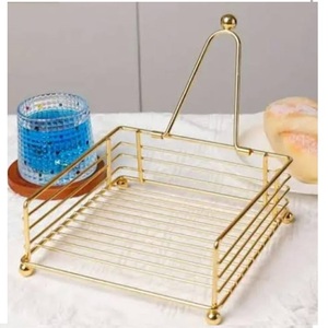 Organisateur de serviettes pour restaurant et hôtel, porte-serviettes de table, porte-mouchoirs carré en métal pour cuisine - Product Image 4