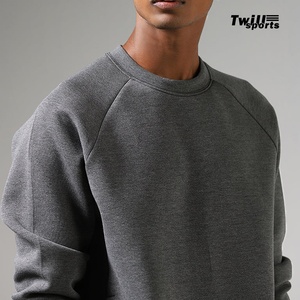 เสื้อสเวตเชิ้ตผู้ชายผ้าเทอร์รี่ใยไผ่ 100% ระบายอากาศได้ดี ไม่ยับ ทรงปกติ คอกลม มีซับใน รุ่นพร้อมส่ง สำหรับฤดูใบไม้ผลิ - Product Image 1