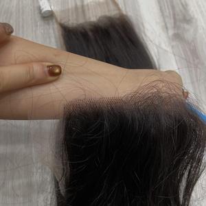 Extensions de cheveux naturels noirs avec fermeture en dentelle et dentelle HD, tissage vietnamien, prêtes à être expédiées - Product Image 6