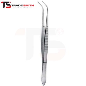 Pince ergonomique manuelle en acier inoxydable TSI pour le maintien du coton dentaire, outil pour l'examen et le traitement dentaires professionnels - Product Image 4