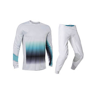 Vêtements de motocross personnalisés en gros, respirants, imprimés par sublimation, uniforme de course de moto tout-terrain respirant - Product Image 5