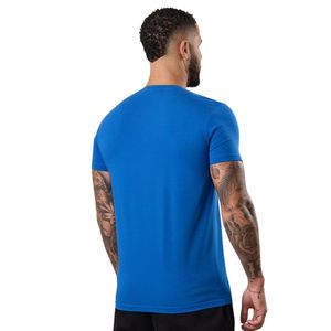 T-shirt de sport pour homme, bleu royal, à manches courtes, respirant, pour l'entraînement, la course à pied, la remise en forme, l'athlétisme, les vêtements de sport décontractés - Product Image 2