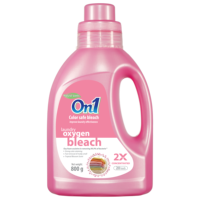 Lessive liquide concentrée 2X On1 Color Safe au peroxyde d'hydrogène 800g – Fraîcheur violette et élimination des odeurs pour machine à laver