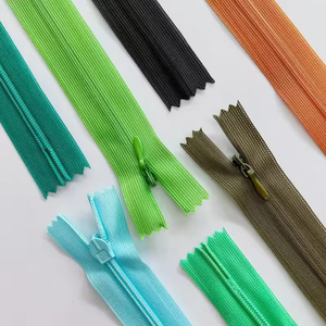 Fermeture éclair en nylon à extrémité fermée, bord en maille, fermeture éclair invisible, verrouillage automatique, couleur et longueur personnalisées - Product Image 6