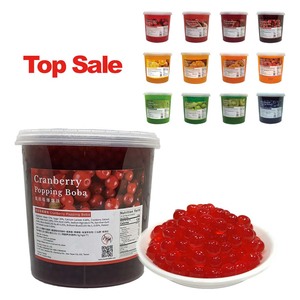 Boba Éclatante à la Framboise Bleue 3.4KG Bouteille de Billes de Jus Éclatantes - Product Image 6