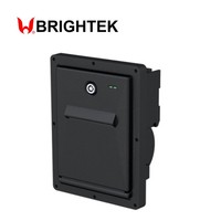 Imprimante thermique Brightek WH-C05 avec panneau de verrouillage par clé, 58 mm, avec coupe-papier automatique, interfaces RS232 TTL parallèles USB, noir et blanc, en stock