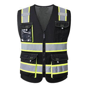 Gilet de sécurité réfléchissant haute visibilité pour homme, idéal pour le travail et les activités extérieures - Product Image 1
