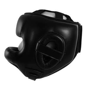 Casque de sécurité professionnel pour la boxe, protège-tête, casque de boxe en cuir véritable pour la protection de la tête - Product Image 3
