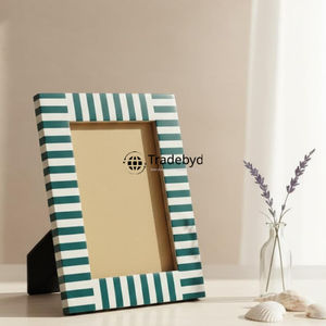 Marco de Fotos con Incrustaciones de Hueso, Hecho a Mano, Creativo, Ligero, Decoración de Lujo para el Hogar, por Tradebyd - Product Image 1