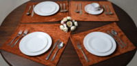 Set de table moderne en velours écologique, tapis de table de luxe, décoration de table douce pour mariage, fête, restaurant, hôtel, maison