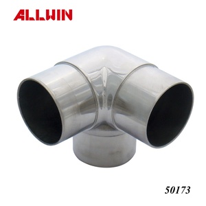 Raccords de tuyau de connecteurs de tube rond à 3 voies en acier inoxydable d'hôpital pour tube de 38.1mm 50.8mm - Product Image 2