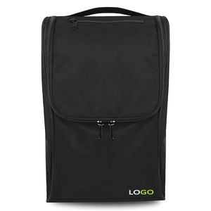 Bolsa de Viaje Deportiva Portátil de Poliéster Impermeable y Ventilada Personalizada para Botas de Golf, Fútbol y Zapatos de Fútbol con Bolsillo con Cremallera - Product Image 2