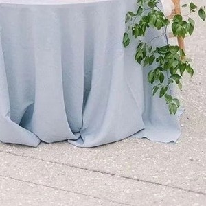 Cotton <b>Round</b> <b>Tablecloth</b> <b>for</b> Enhanced Dining Experience Wedding Decor <b>Table</b> Cover Custom Sizes Tablecover - Product Image 2