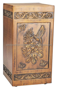 Urne funéraire en bois artisanale pour cendres d'adultes, urnes funéraires de haute qualité pour enterrement. - Product Image 4