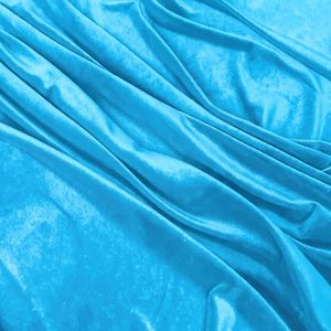 Light Blue Pan Parag Velvet Fabric Medium Weight Woven Material Plain Solid Soft Touch Luxury Modern Wedding Girls Home Decor - Product Image 6