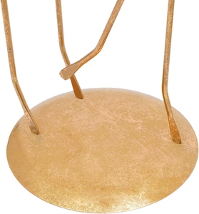 Escultura de Ciervo Grande de Metal, Artesanía Animal de Lujo, Diseño Tradicional, Acabado Dorado, Estatua Decorativa para el Hogar - Product Image 5