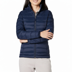 Veste d'hiver matelassée légère, pliable, imperméable et respirante, hybride personnalisée, pour la randonnée, softshell, pour femmes - Product Image 4