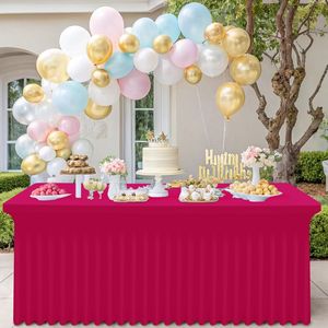 Smiry Copritavolo Rettangolare Impermeabile Lavabile 6FT, Fodera Elasticizzata in Spandex per Tavoli - Product Image 3